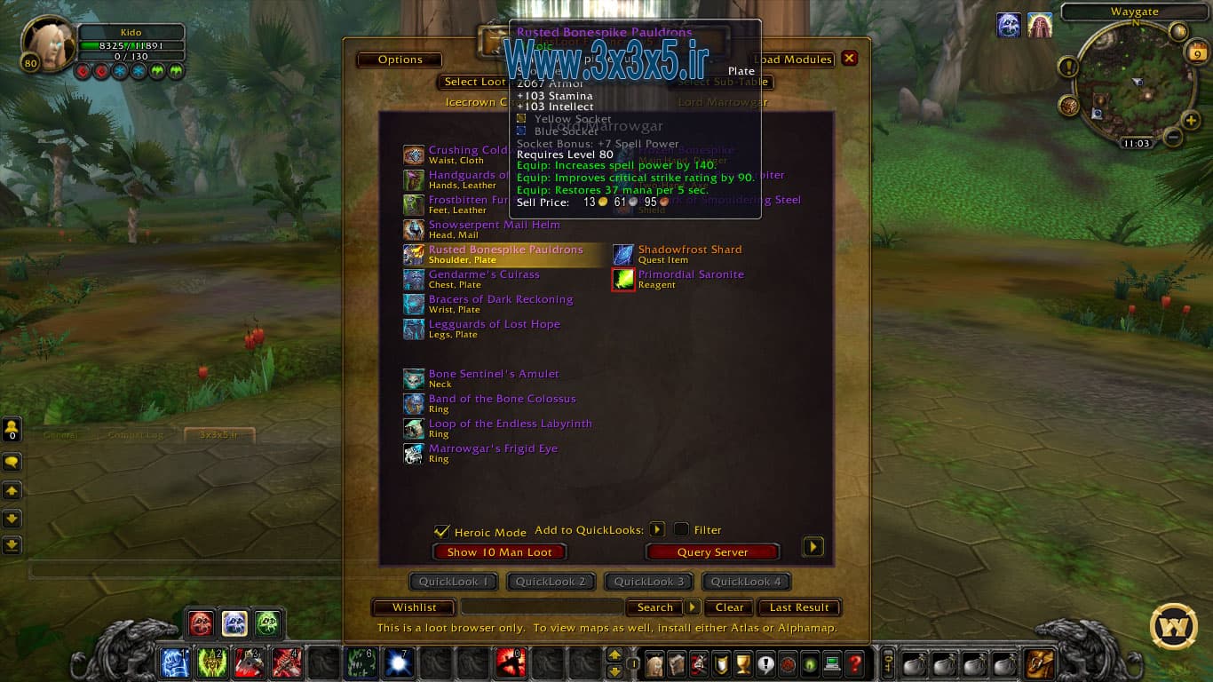 Download Addon Atlas + AtlasLoot Enhanced - World of warcraft training