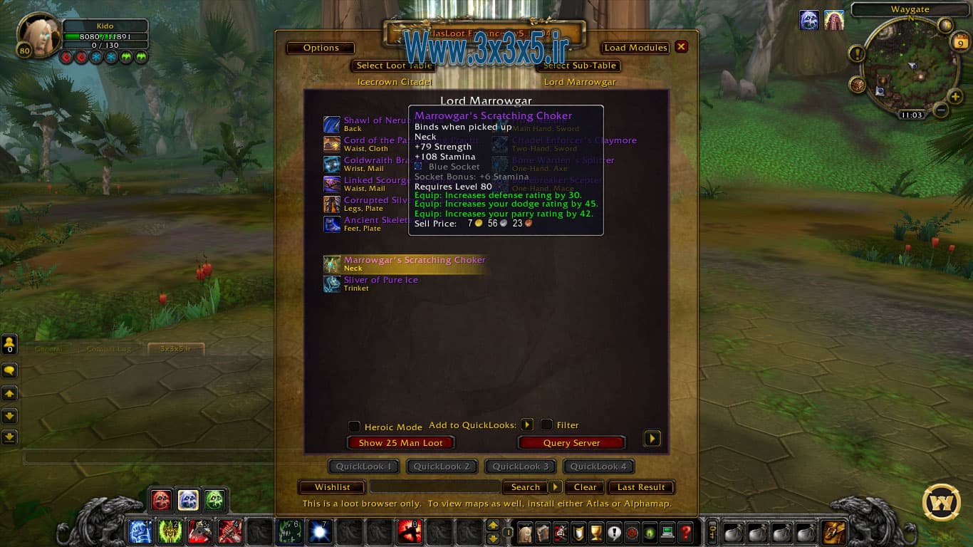 Download Addon Atlas + AtlasLoot Enhanced - World of warcraft training