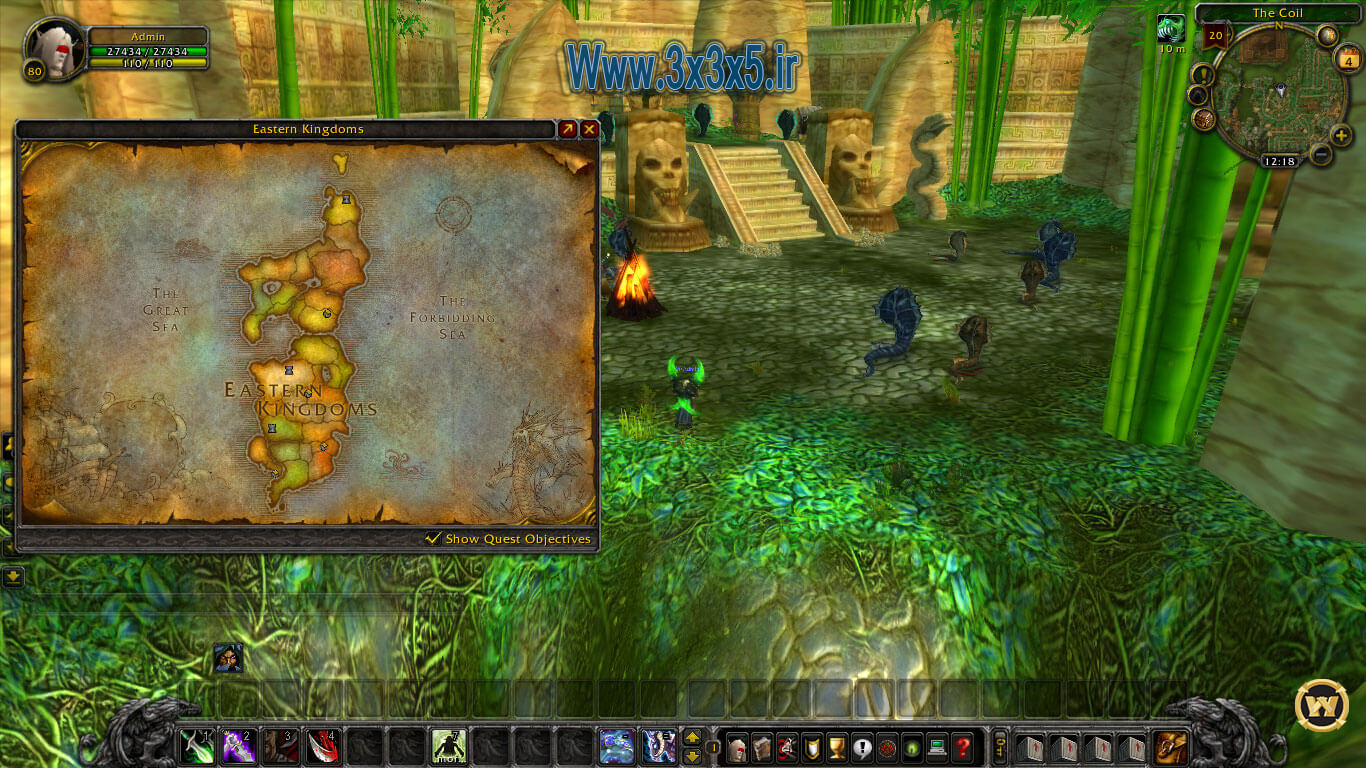 Enhance and improve the graphics of world of warcraft version 3.3